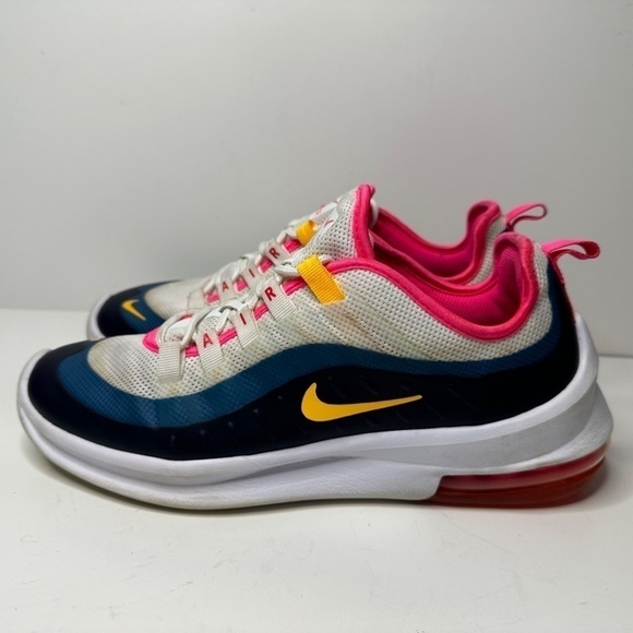 Nike Air Max Axis Women’s Trainers Sz 9 Hot Pink Navy Blue Blue White C15777-100 - Picture 2 of 11